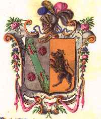 Escudo de Casquete de Prado según el Rey de Armas Don Félix de Rújula, 1802